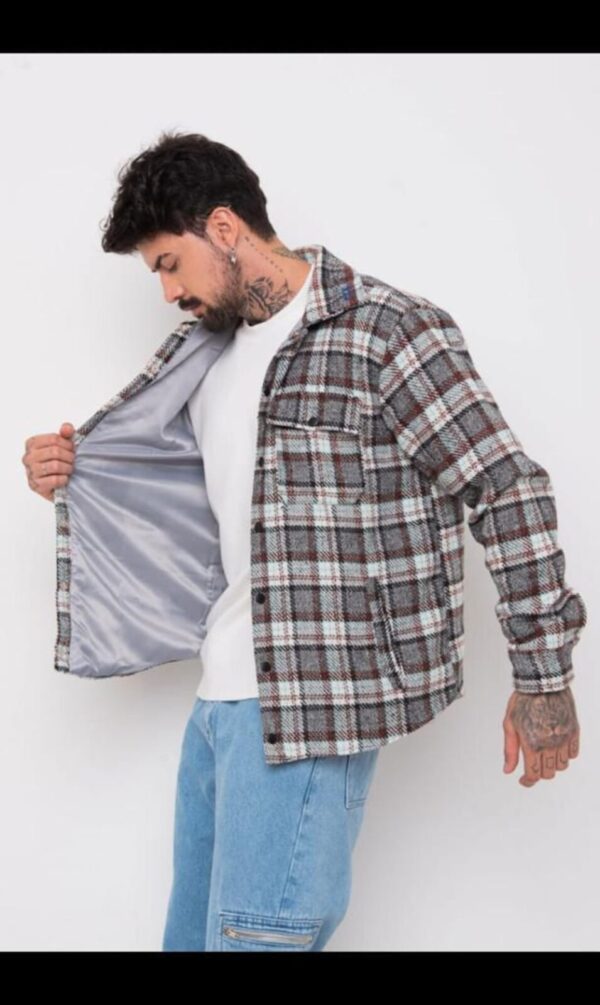 Camisa Xadres Manga Longa